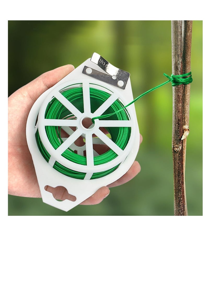 ECVV (20م) روابط ملتوية، روابط نباتات حديقة خضراء مع قاطع للحدائق وتنظيم المكتب، المنزل - 2 بكرة - Image 2