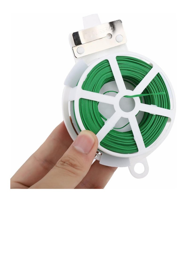 ECVV (20م) روابط ملتوية، روابط نباتات حديقة خضراء مع قاطع للحدائق وتنظيم المكتب، المنزل - 2 بكرة - Image 5