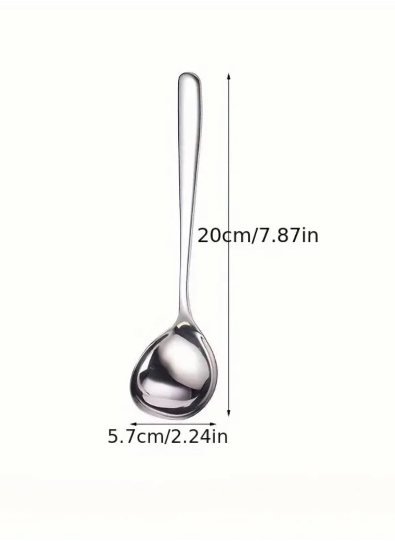 4pc Stainless Steel Serving Slotted Spoon Buffet Spoons Creative Long Handle Hotel Hot Pot Spoon Soup Ladle Home Kitchen Essential Tools H2 for restaurant kitche - pzsku/Z25E0519277B9A34FC155Z/45/_/1711574772/5300c5ea-79d0-4863-8a2f-e69772412b54