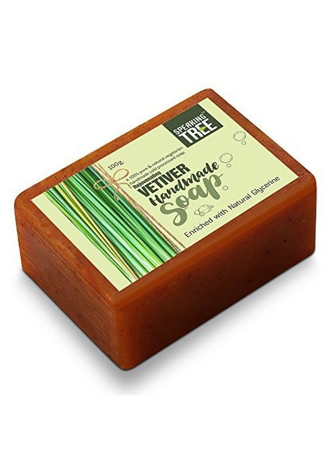Speaking Tree Specially Formulated And Cold Processed Rejuvenating Vetiver Handmade Soap 100 G - Image 3