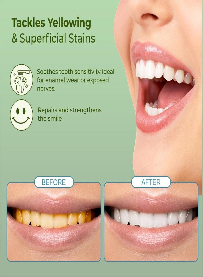 Dencrus Charcoal & Mint Toothpaste Combo | Fluoride-Free | Teeth Whitening Toothpaste for Sensitive Teeth | Cavity Control | Total Repair | Gum Care | 200gm | Pack of 2 X 100gm - Image 3