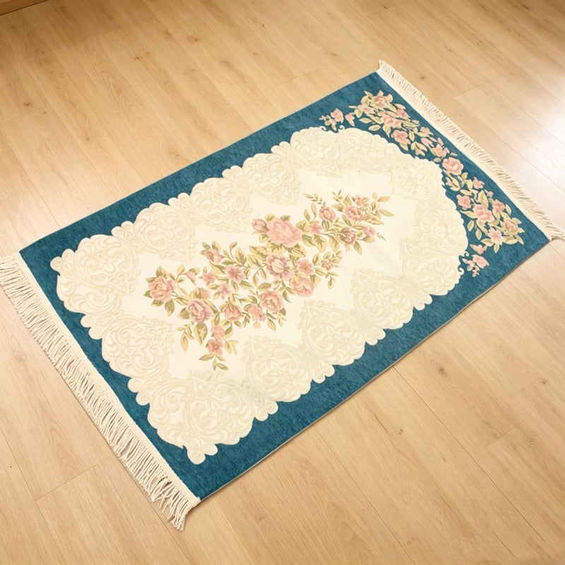 New Arrival 2026 Embroidered Chenille Tassel Rug, Double Layer Thickened Anti-Slip Floor Mat, Modern  Style - Image 4