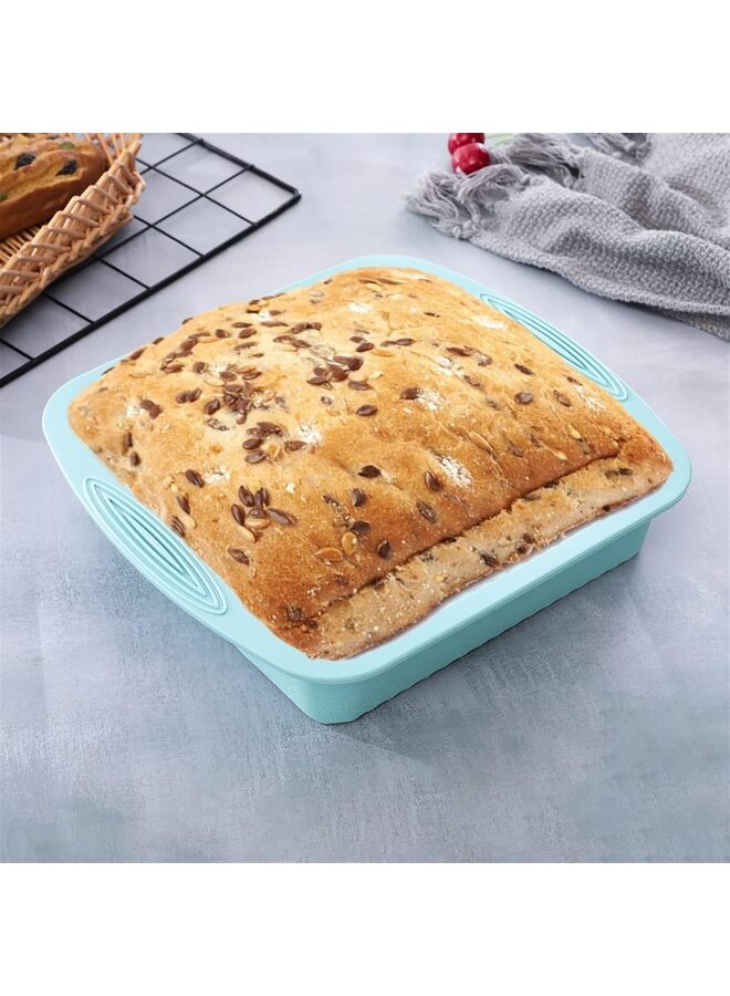 مجموعة أدوات خبز سيليكون غير لاصقة من ، مكونة من 30 قطعة، مع صينية خبز، وقوالب كيك سيليكون، وصينية خبز، وصينية دونات، وصينية مافن سيليكون، وصينية كيك، و24 قالب كب كيك سيليكون، وكؤوس خبز (اللون: GR) - Image 5