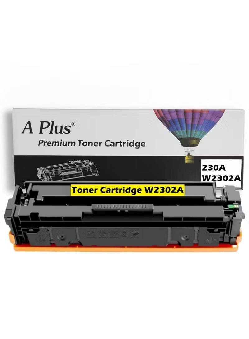 APLUS 230A W2302A Yellow Replacement Toner Cartridge with Chip for HP Color LaserJet Pro 4203dw, 4203dn, MFP 4303dw, 4303dn, 4303fdw - Image 1
