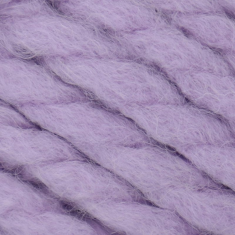 Estako Cozy Thick & Quick Yarn 20% Wool 80% Acrylic Soft Super Bulky Weight #6 Knitting and Crocheting Yarn 3.52 oz (100gr) 65 yds (60 m) (50658-Lilac) - Image 2
