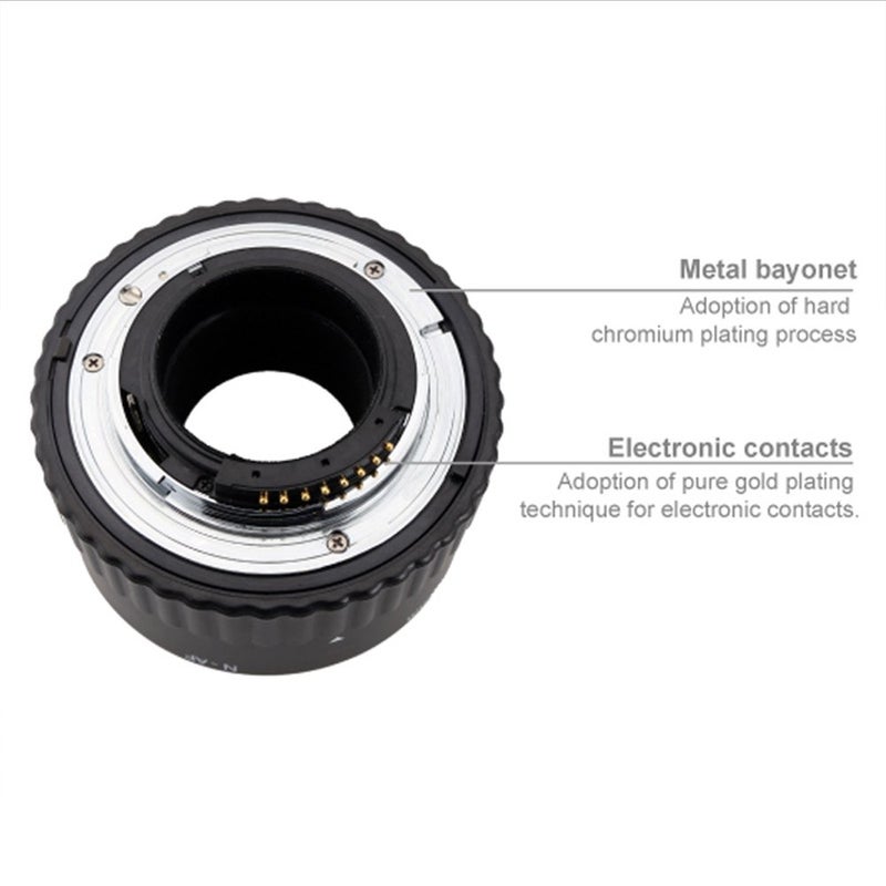 Meike مجموعة أنابيب التمديد الماكرو الأوتوماتيكية Meike مع تركيب معدني 12mm 20mm 36mm لكاميرات Nikon AF AF-S DX FX SLR - Image 5