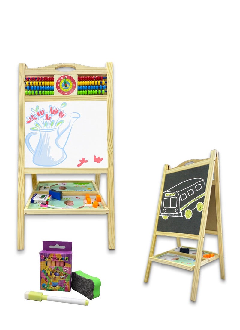 Double Sided Magnetic Wooden Easel Board With Drawing Accessories - pzsku/Z25E086E19D1F82CFB2F4Z/45/_/1740403025/f1c6d807-fc32-425d-9fe0-3eb8b725b6ff