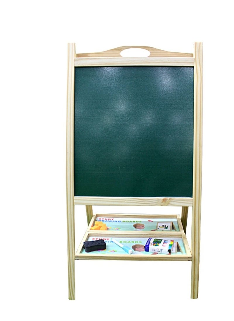 Double Sided Magnetic Wooden Easel Board With Drawing Accessories - pzsku/Z25E086E19D1F82CFB2F4Z/45/_/1740403032/6836d63e-2044-4f71-9a7a-01ab0ff0da85