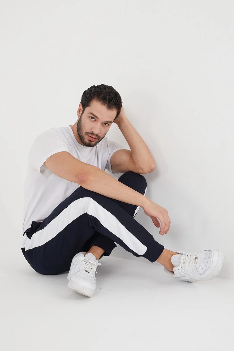 Twenty3 Twenty3 Men Regular Side Paneled Hem Ribbed Pocket Sweatpants