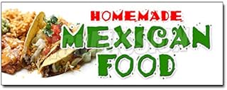 SignMission SignMission 12" Homemade Mexican Food Decal Sticker Tacos Burritos Restaurant enchilada  - Image 1