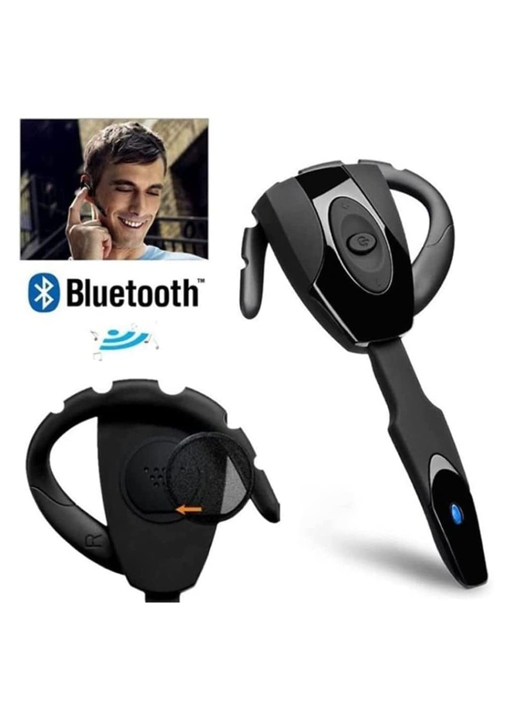 بريتوكتر Pretocter one-ear Bluetooth Headset