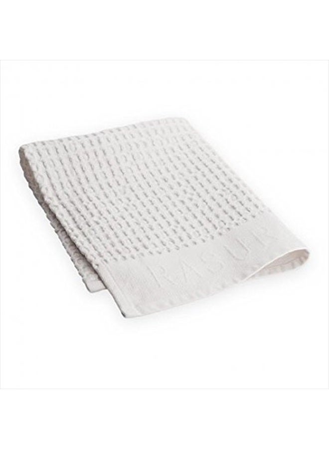 M MÜHLE MÜHLE ‘Waffle Pique' Shaving Towels | Luxury Shave Accessory | 60 x 45 cm | 2 Pack - Image 1