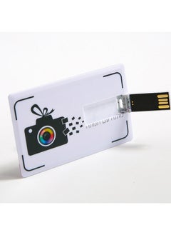 ماركة غير محددة Ultra-thin Card U Disk Enterprise Advertising Business Card USB Disk 3.0 High-speed Business Bidding Wedding Gift U Disk Wholesale-Color:OPP Packing Bag-Capacity:3.0 128GB  - Image 2
