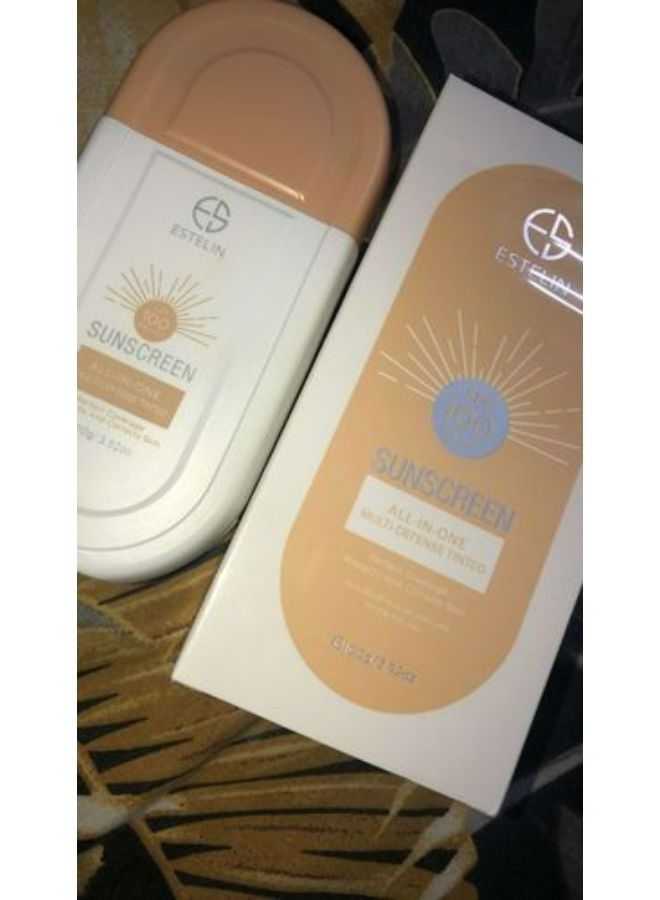 Estelin Multi Defense Tinted Sunscreen SPF 100 PA+++ - 100g - Image 4