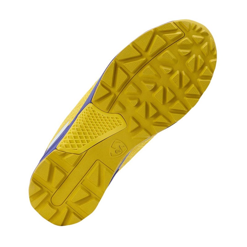 SG Club Evo India Blue/Yellow Cricket Shoes, UK 6 / EU 39 - Image 5