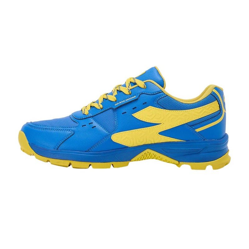 SG Club Evo India Blue/Yellow Cricket Shoes, UK 6 / EU 39 - Image 3