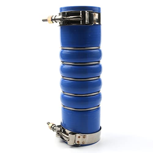 Jetuplusllc Silicone Upper Radiator Hose W/Clamps Compatible with Paccar Kenworth Peterbilt F50-6308 28359 - Image 3