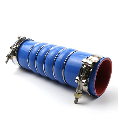 Jetuplusllc Silicone Upper Radiator Hose W/Clamps Compatible with Paccar Kenworth Peterbilt F50-6308 28359 - Image 2