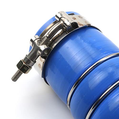 Jetuplusllc Silicone Upper Radiator Hose W/Clamps Compatible with Paccar Kenworth Peterbilt F50-6308 28359 - Image 5