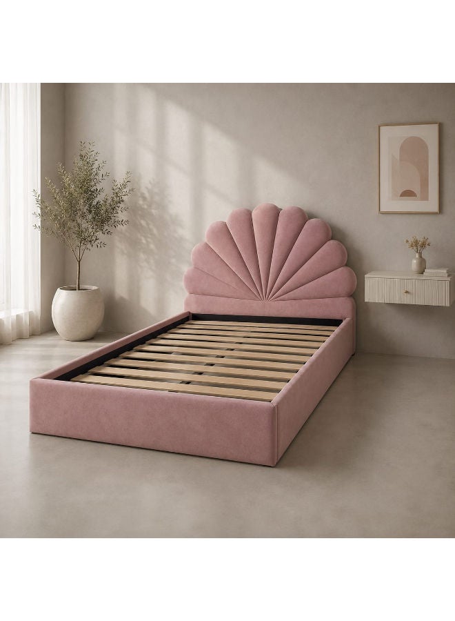 Pink Wooden Bed for Kids