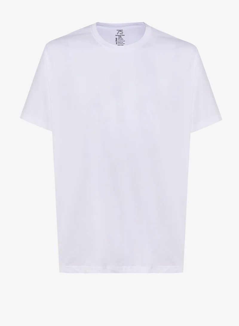 Seventy Five Basics  Pack of 3 Plus Size T-Shirt for Men | Best Price UAE