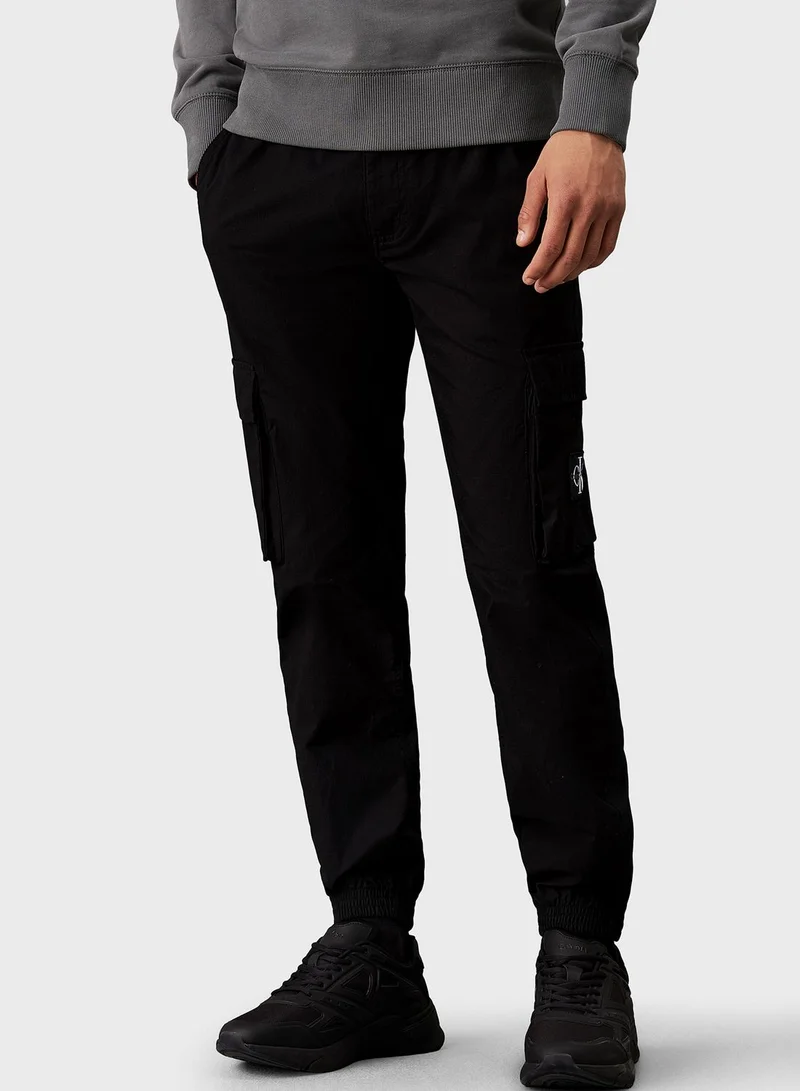 Calvin Klein Jeans Drawstring Cuffed Sweatpants