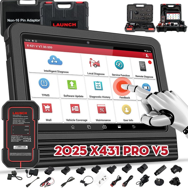 Launch Launch 2024 Elite X431 V Pro 4.0 Full Bidirectional Diagnostic Tool,OEM Full System Automotive obd2 Scanner,37+ Service & Online Coding,AutoAuth FCA SGW,V.A.G Guide,2 Years Free Update  - Image 1