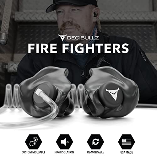 Decibullz Custom Molded Security Radio Surveillance Earpiece Set, Thermo-Fit Designed for Clear Acoustic Tube Radios, Isolation - Image 5