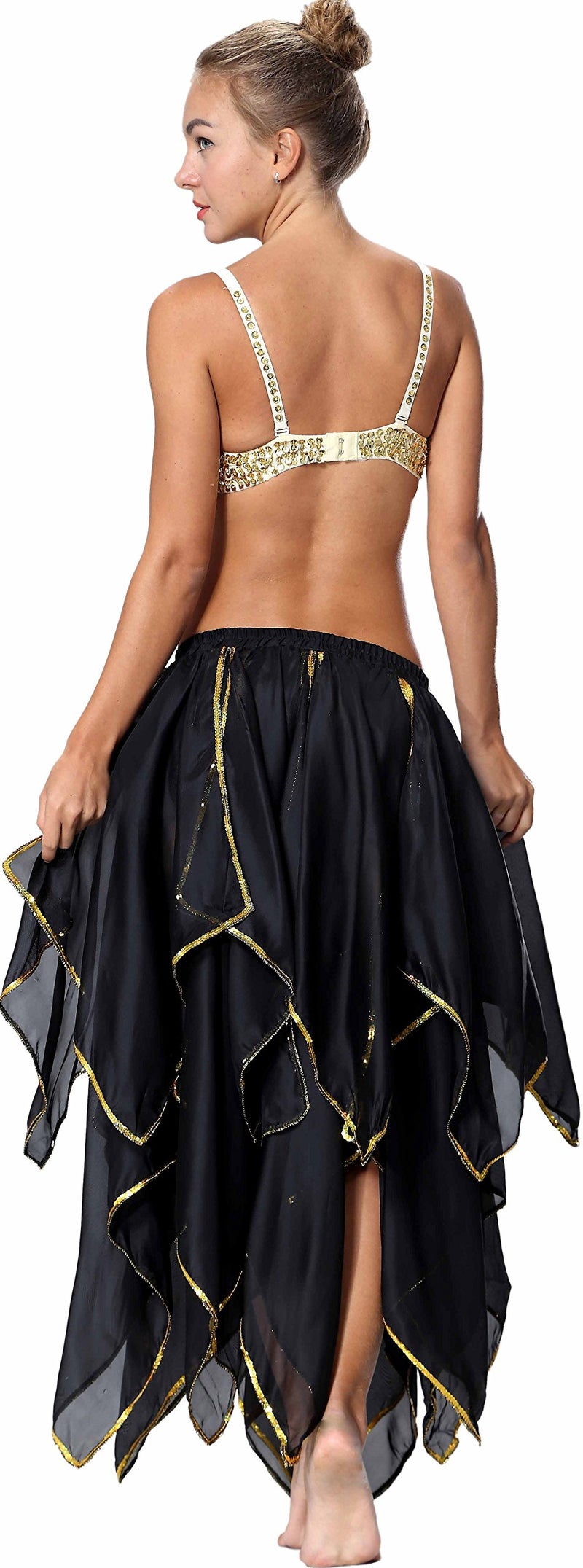 Seawhisper Belly Dancing Dance Dancer Skirt Pirate Costume Steampunk Women Gothic Renaissance Masquerade - Image 2