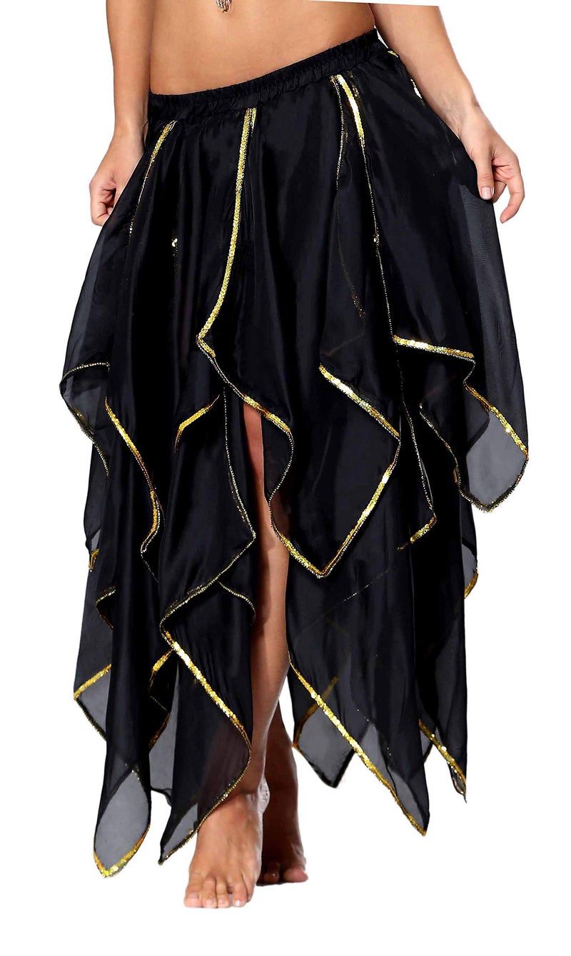 Seawhisper Belly Dancing Dance Dancer Skirt Pirate Costume Steampunk Women Gothic Renaissance Masquerade - Image 1