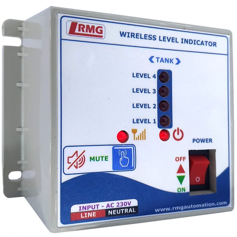 RMG Wireless Water Level Indicator Single Tank Along with Magnetic Float sensors  - Image 1