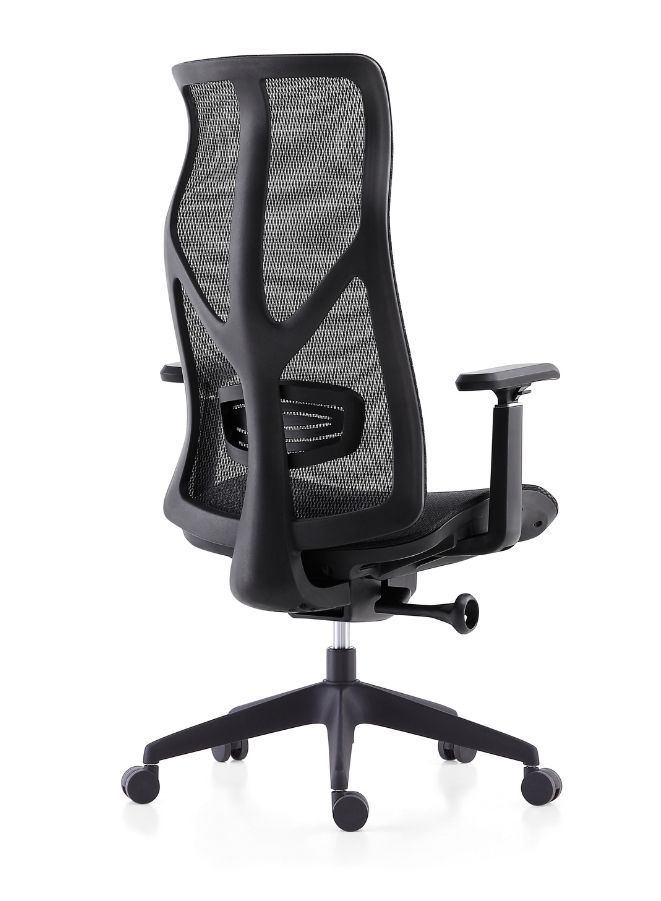 High Back Executive Office Chair Without Headrest – Ergonomic Design with 3D Armrests and Certified Back Support for Office, Home, and Shops - Image 3