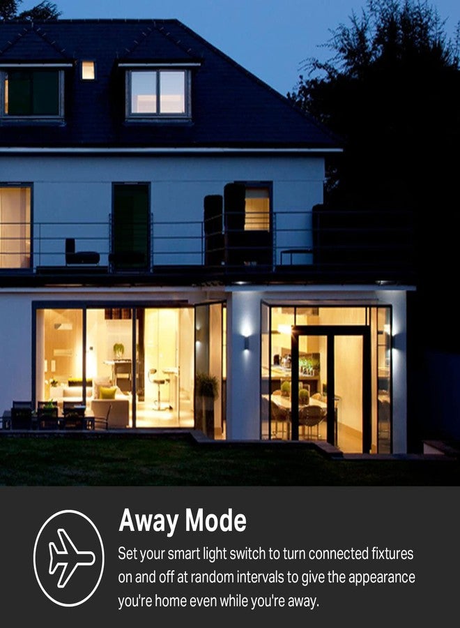 Kasa Smart مفتاح إضاءة ذكي Kasa Apple HomeKit KS200P3، قطب واحد، يتطلب سلك محايد، مفتاح إضاءة Wi-Fi بتردد 2.4GHz يعمل مع سيري، أليكسا وجوجل هوم، معتمد من UL، لا حاجة إلى محور، أبيض، عبوة 3 قطع - Image 4