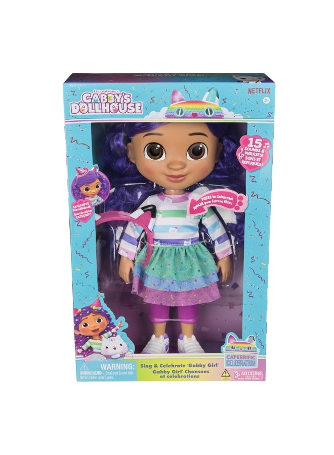 Gabby's Dollhouse Sing & Celebrate Gabby Girl Doll (33 cm) - Image 2