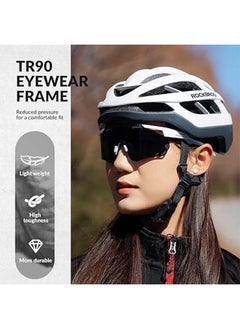 Rockbros Cycling Glasses, Photochromic Sports Sunglasses For Men Woman, Uv Protection Biking Sunglasses  - Image 2