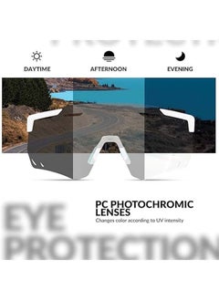 Rockbros Cycling Glasses, Photochromic Sports Sunglasses For Men Woman, Uv Protection Biking Sunglasses  - Image 4