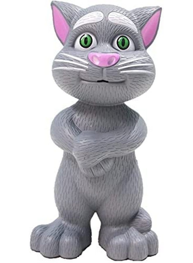 VGRASSP Repeating Words Talking Tom Cat Toy for Kids with Songs and Stories in Funny Tone (Talking Cat) - Color as per Stock - Image 1