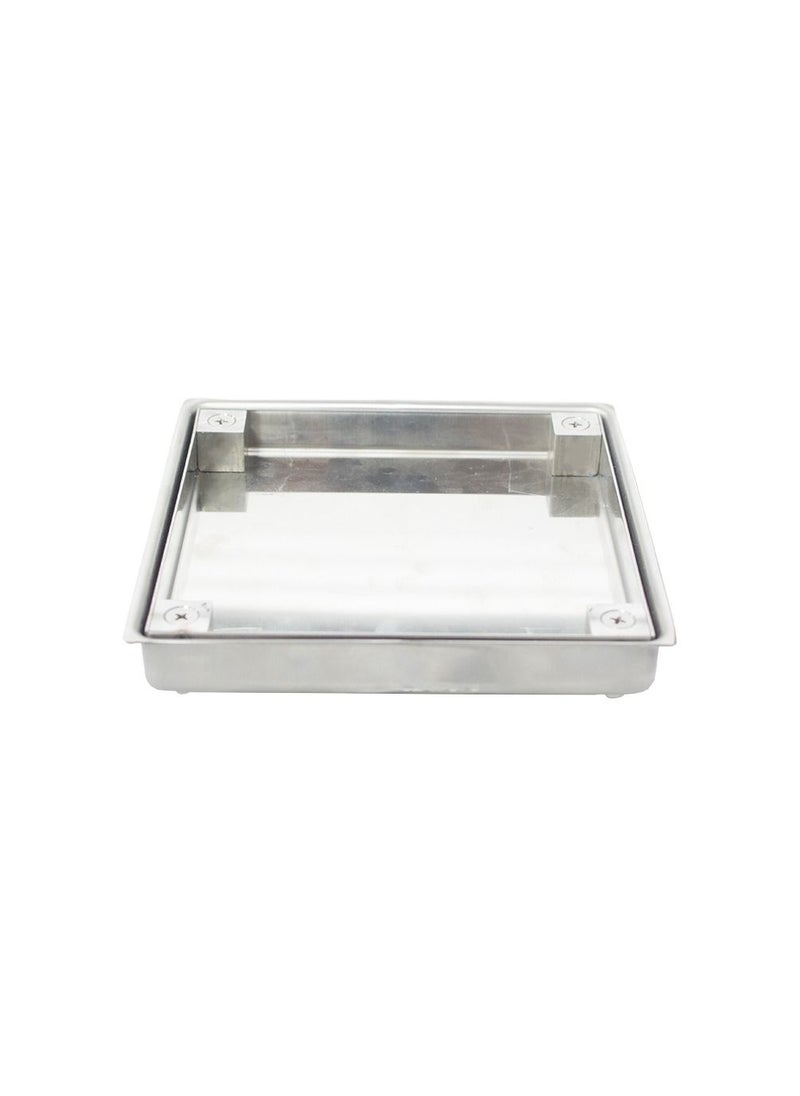 JAWDAH - Cleanout Floor Drain Tileable Model stainless steel 304, 15x15 cm - Image 1