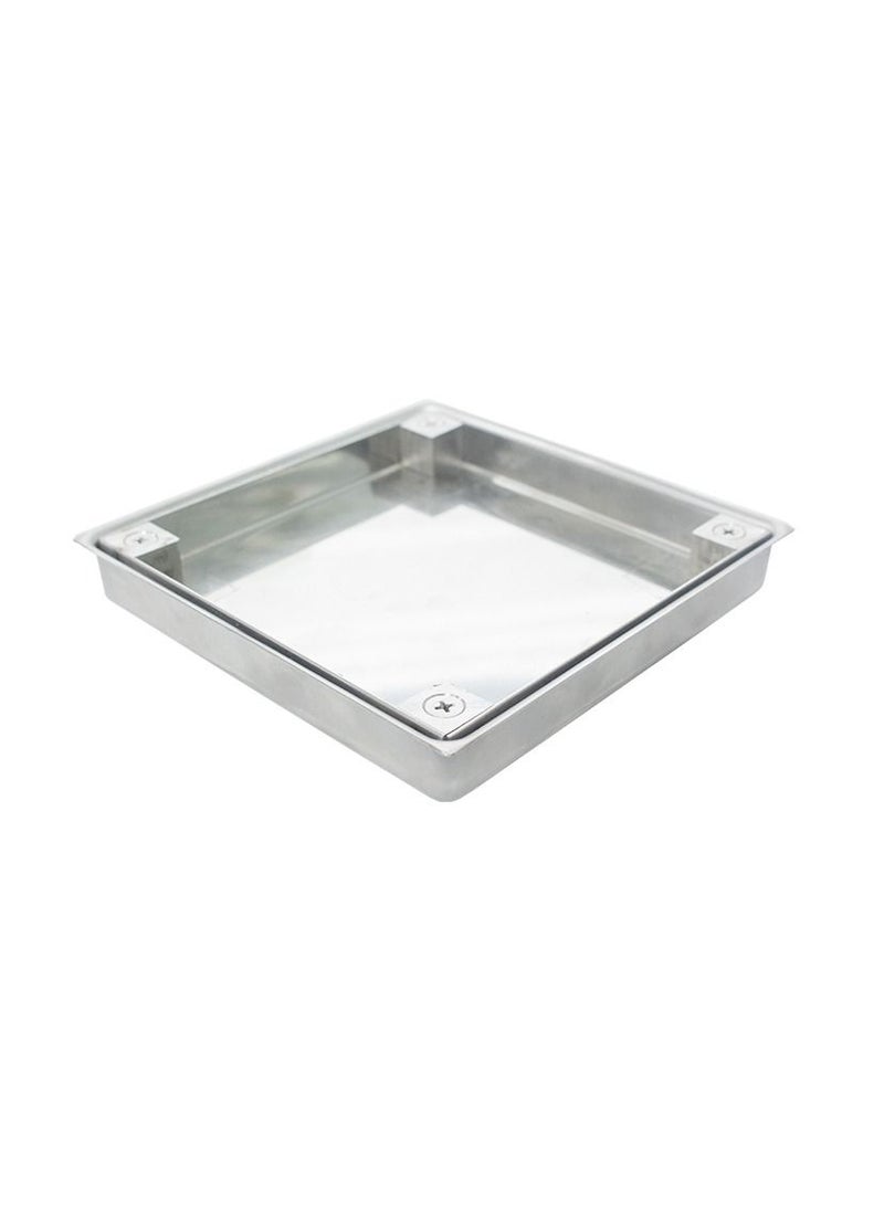 JAWDAH - Cleanout Floor Drain Tileable Model stainless steel 304, 15x15 cm - Image 1