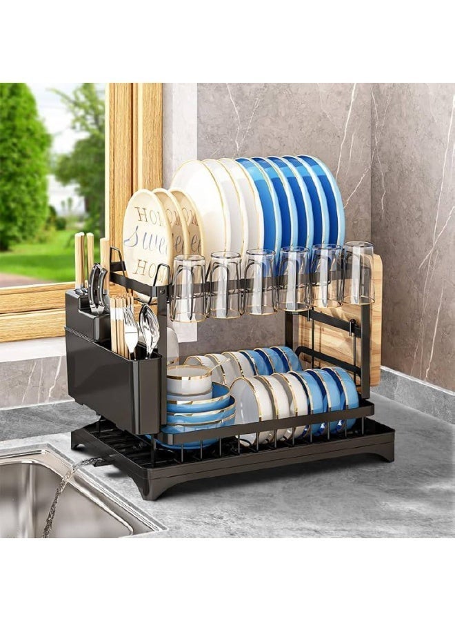 2-tier integrated kitchen organizer is the perfect solution for organizing kitchen tools with high efficiency. T - Image 5