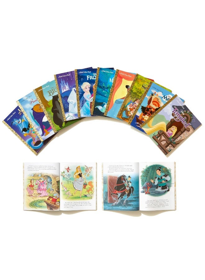 Golden/Disney Ultimate Princess Boxed Set of 12 Little Golden Books (Disney Princess)  - Image 4