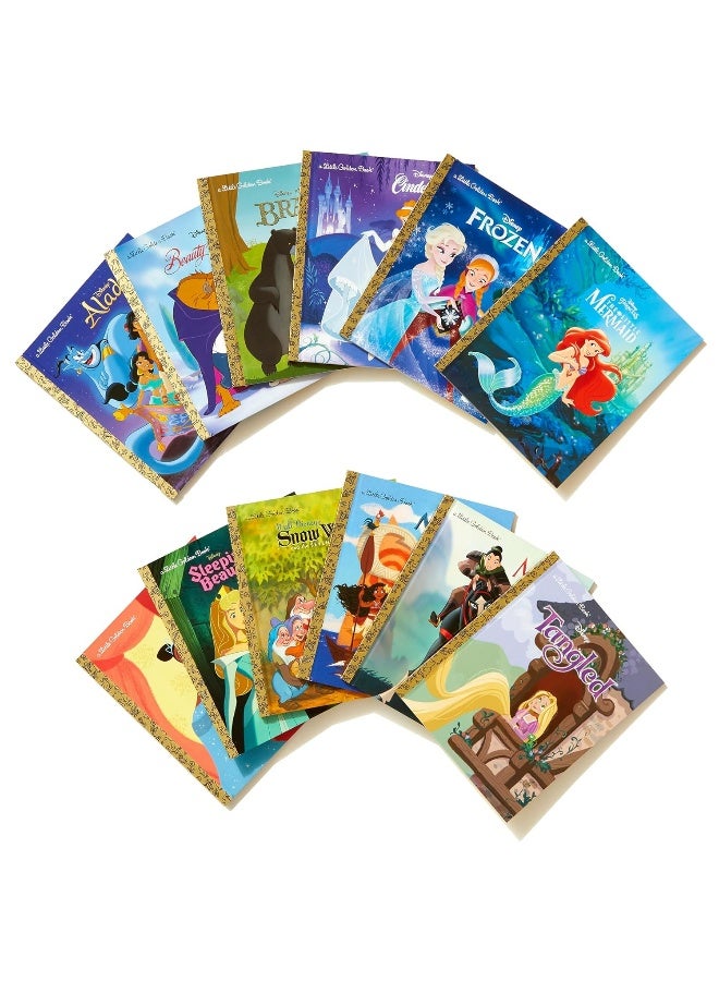 Golden/Disney Ultimate Princess Boxed Set of 12 Little Golden Books (Disney Princess)  - Image 3