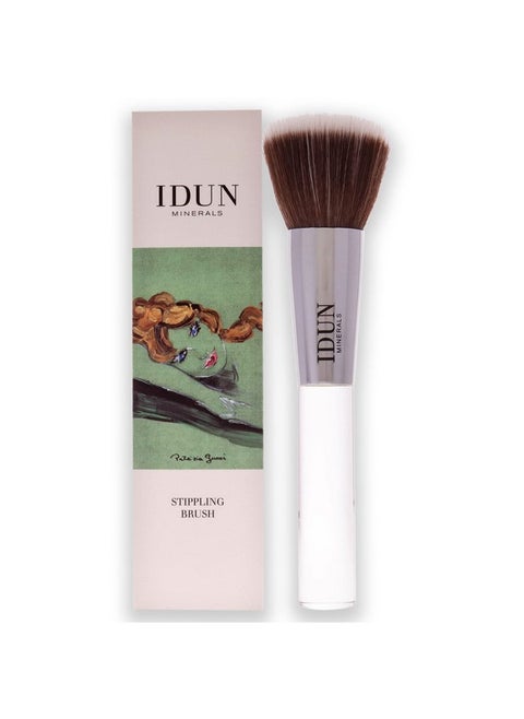 Stippling Brush Gently Distributes Right Amount Of Product Flawless Skin With An Air Brushed Soft Focus Effect Ensures An Hd Blended Finish 1 Pc White (I0100355)
