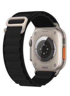 Alpine Loop Strap Compatible with Apple Watch Ultra Strap 49mm Size 45mm 44mm 42mm Sports Nylon Adjustable Replacement Band with Titanium G-Hook for iWatch Series 8 7 6 5 SE