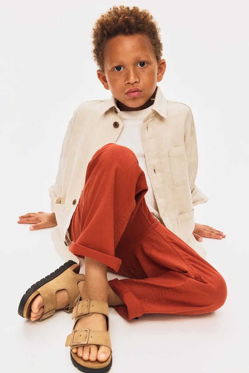 H&M Linen-blend trousers