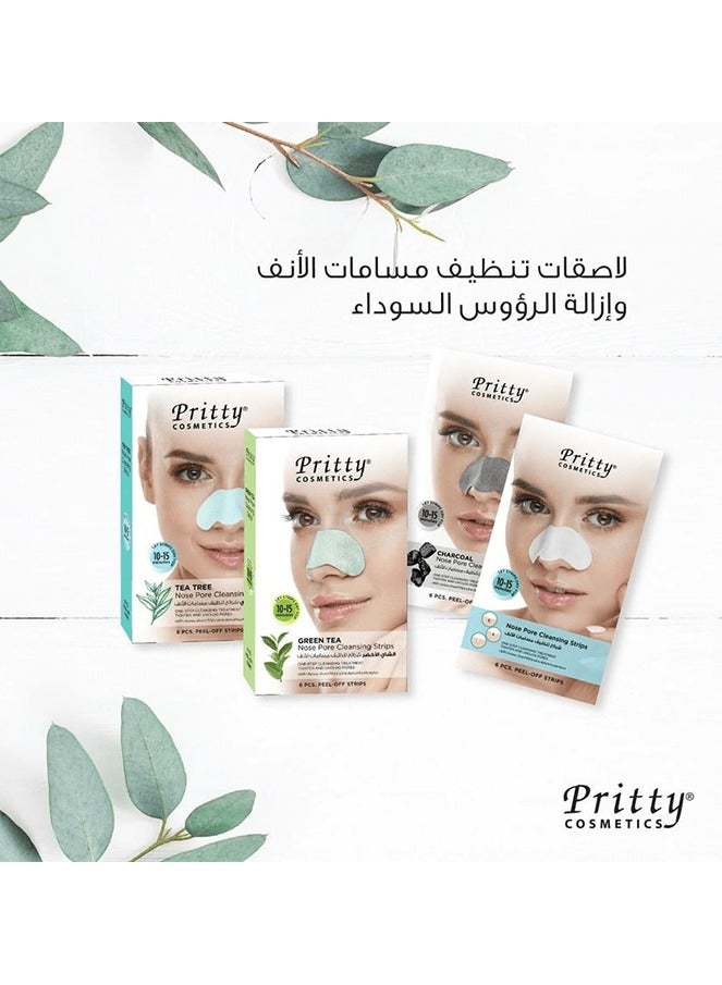 Pritty Nose Pore Strips | Aloe Vera |6 Pcs |Pack - Image 2