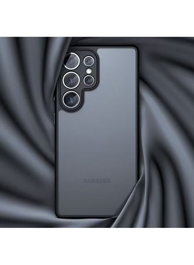 جراب لهاتف Samsung Galaxy S25 Ultra 5G، غطاء هاتف نحيف واقٍ من الخلف شفاف غير لامع، مضاد لبصمات الأصابع، حماية من السقوط، جراب مقاوم للصدمات لهاتف Samsung Galaxy S25 Ultra 5G - Image 3