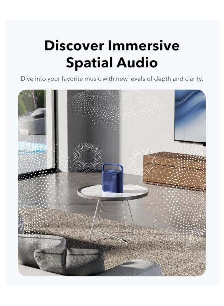 FIPKA Soundcore Motion X500 Bluetooth Speaker with Spatial Audio, Hi-Res Sound, 3-Channel Audio, Upward Firing Driver, Ambient Light - Image 2