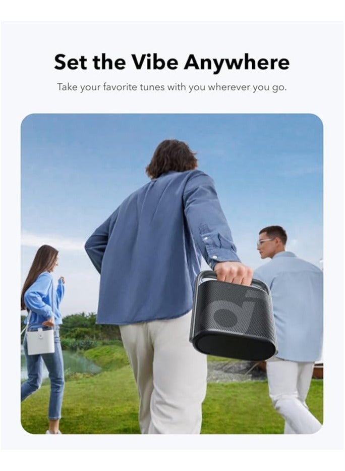 FIPKA Soundcore Motion X500 Bluetooth Speaker with Spatial Audio, Hi-Res Sound, 3-Channel Audio, Upward Firing Driver, Ambient Light - Image 5