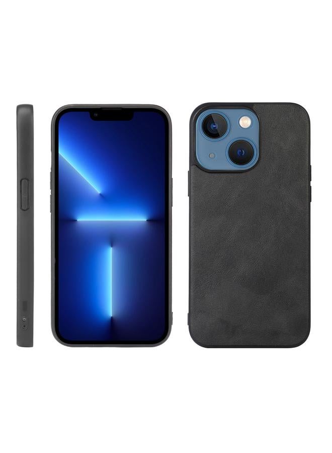 Zaboon Case For iPhone 13 mini Cowhide Texture PU Phone Case - Image 1